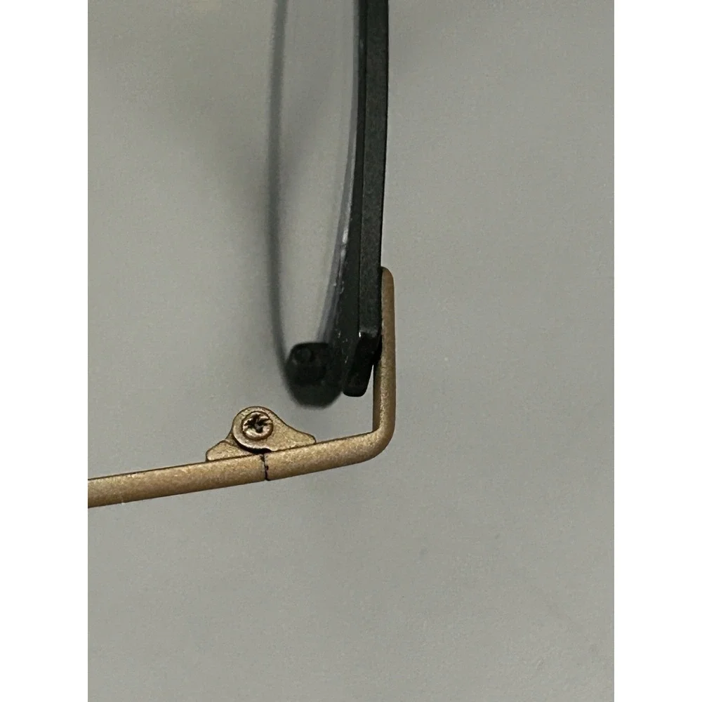 Anne & Valentin Titanium Japan Eyeglasses Frames HOOP BC78 Charcoal & Gold Tone